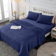 thumbnail image 3 of Juego de Sábanas Polar Invernales Kyuden Home Individual Azul Navy, 3 of 3