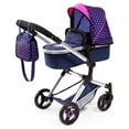 thumbnail image 2 of Bayer Baby Doll City Vario Pram Toy Baby Doll Stroller with Diaper Bag, 2 of 10