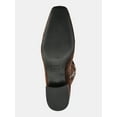 thumbnail image 4 of Scoop Women's Faux Suede Knee High Stretch Block Heel Boots (Wide Width Available), 4 of 5