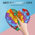thumbnail image 1 of Push Pop Bubble Fidget Toy Heart Shape Stress Relief Toys para ADHD (11) Ehuebsd Para estrenar, 1 of 8