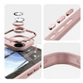 thumbnail image 2 of for iPhone 13 Case Clear Slim, [Built in Lens Protector] [Non Yellowing] TPU Bumper Transparent Back Hard Shell Shockproof Thin for Men Women for iPhone 13, Pink, 2 of 5