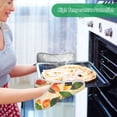 thumbnail image 2 of Yayeee Pot Holders Kitchen Heat Resistant with Pocket 7"x9.8" Cotton Oven Cooking Hot Pads, Green Retro Autumn Leaves, 2 of 7