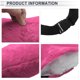 thumbnail image 3 of Almohada para reposacabezas de automóvil ergonómica y cómoda, soporte para cuello, ajustable, color rosa, 3 of 7