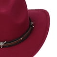 thumbnail image 7 of Baby Toddler Bucket Hat for Infant Boys Girls Kids Breathable Sun Hat with Chin Strap Childrens Woolen Hat With UpturnedCowboy Hat Head Accessory Solid Color Top Hat Wide Brimmed Hat, 7 of 7