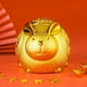 thumbnail image 3 of Cerámica Lucky Rabbit Piggy Bank, Caja de almacenamiento de caja de dinero Estatua de de estilo chino para regalos de año nuevo Estantería 16cmx12cmx11cm Macarena Hucha, 3 of 7