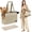 Khaki, variant on VavoPaw Dog Purse Carrier for Small Dogs, 15" x 11" x 7.9" Pet Travel Carrier with Support Pad, Safety Hooks, Breathable Mesh, and Multi Spacious Pockets, Soft Puppy Carrier for Cats Rabbits, Black
