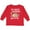 Red, variant on Inktastic My Great Grandma Loves Me with Sloth and Hearts Boys or Girls Long Sleeve Toddler T-Shirt