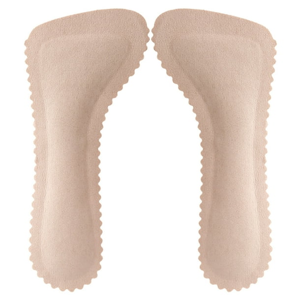 1 par de inserciones de cojín de tacón alto, plantillas de amortiguación adhesivas, almohadillas antideslizantes para el talón para sandalias, zapatos planos, zapatos de vestir, botas (tamaño: 39-40)