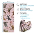 thumbnail image 2 of Dogs with Pioneer Flower Hot Yoga Mat Towel Non Slip for Hot Yoga - Quick-Drying Yoga Mat Cover with 4 Corner Pockets with Travel Bag - Hot Yoga Towel Non Slip 74"x26", 2 of 6
