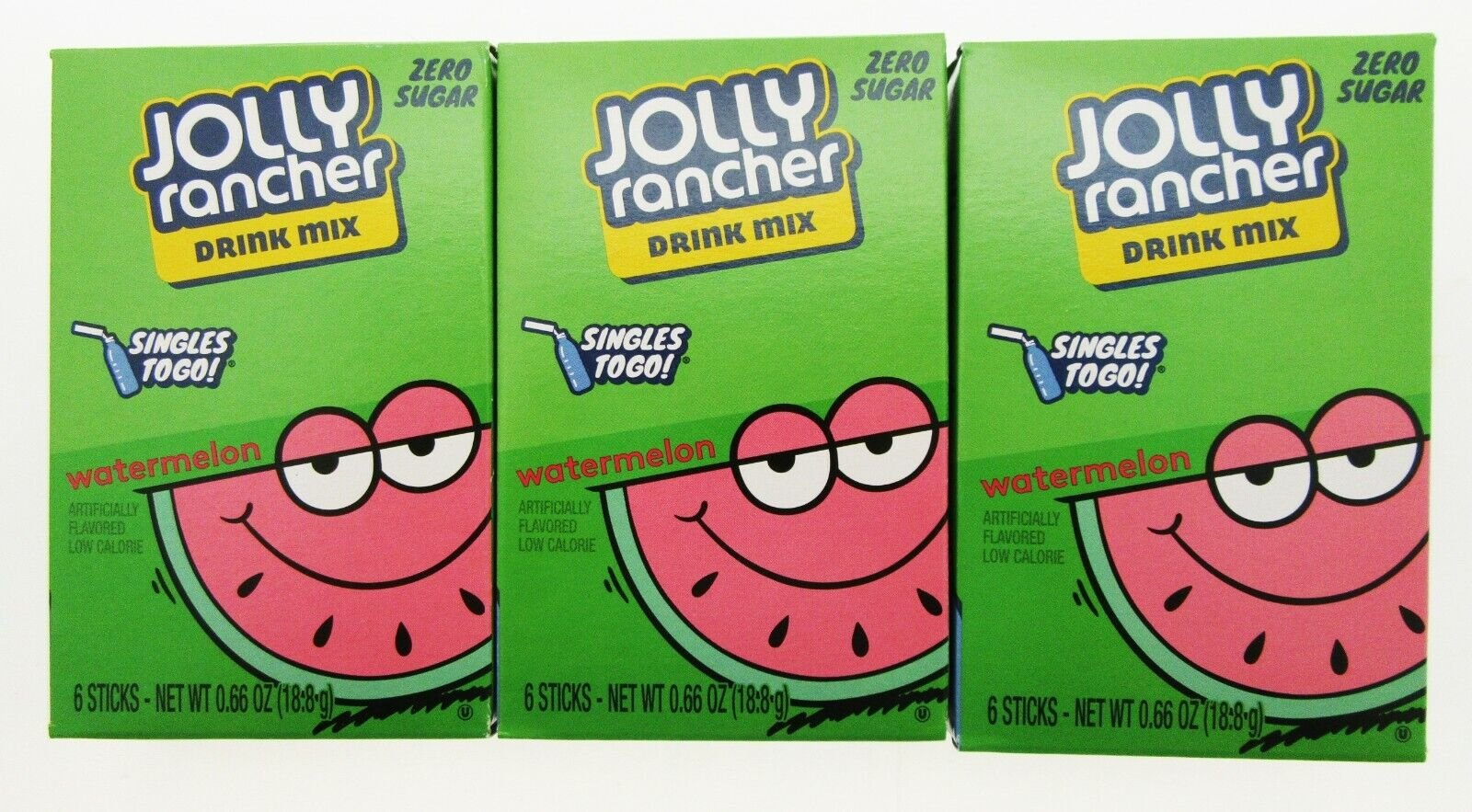 Jolly Rancher Sugar Free Watermelon Drink Mix, 0.66 Oz, 6 Count ...