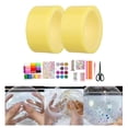 thumbnail image 3 of Ruban Adhésif Double Face pour Fixer Maison Enfants Classe Bricolage Fait Main 2 Rouleaux avec Outils Complets Jaune, 3 of 9