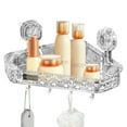 thumbnail image 5 of Shower Organizer Suction, Triangle Storage Rack for Shower, Drill Free Shower Wall Shelf Storage Basket for Shampoo, Toiletries, Kitchen Bathroom Organizer, 5 of 9
