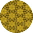 thumbnail image 1 of Ahgly Company Machine Washable Indoor Round Transitional Dark Bisque Brown Area Rugs, 6' Round, 1 of 7