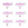 thumbnail image 4 of 6 Pairs Perm Eyelash Curler Self Adhesive Silicone Eyelash Pads Reusable Lash Perming Curler Shield for Beauty Salon, 4 of 8