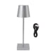 thumbnail image 2 of Lámpara Táctil LED Lámpara de Mesa Inalámbrica Portátil 3 Niveles de Brillo Batería Recargable Regulable Lámpara de Escritorio con Base de Metal Luz Nocturna para ANGGREK  Otros, 2 of 8