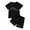 Black, variant on LUOGENLI Boys Outfits & Sets Dinosaur Print T Shirt and Shorts Outfit for Kids Comfortable Casual Wear for School Playground Everyday Activities Outfits for Boys Trendy Black 3-4 Years