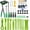 Green, variant on GOOACC 88Pcs Auto Push Pin Bumper Retainer Clip Set Fastener Terminal Remover Tool Adhesive Cable Clips Removal Kit Car Panel Radio Removal Auto Nylon Clip Pliers
