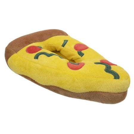 

FEETMOJI Kids Slippers Pizza Novelty Slippers Pizza Party Slippers Kids Youth 3-4