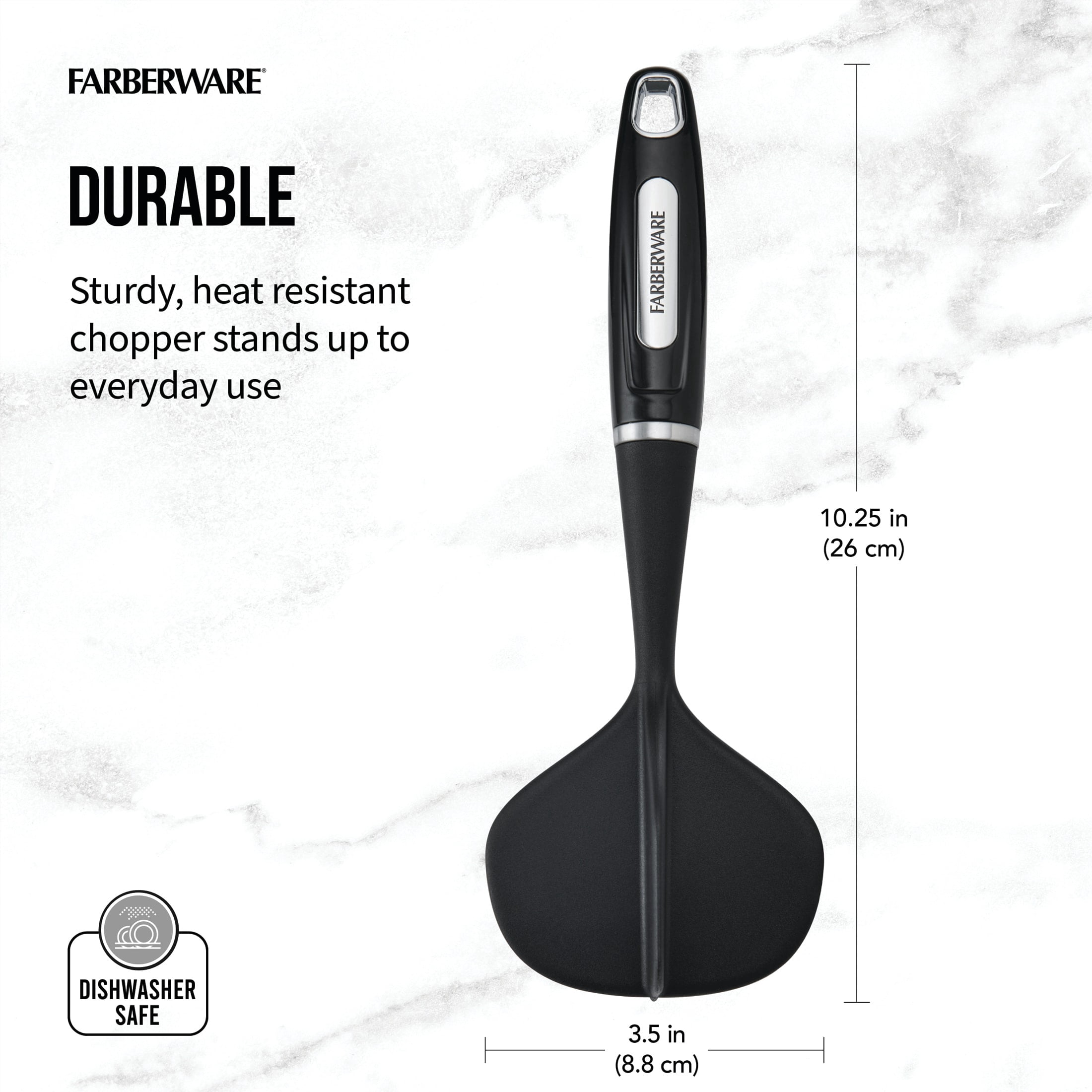 Farberware Professional Ground Beef Chopper with Heat-Resistant Nylon Head