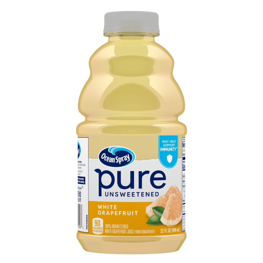 Ocean Spray Unsweetened Pure White Grapefruit Juice 32 fl oz - Pack of 1