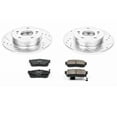 thumbnail image 3 of PowerStop Rear Z23 Evolution Sport Carbon-Fiber Ceramic Brake Pad and Drilled & Slotted Rotor Kit Fits: INFINITI NISSAN Select Models K1168, 3 of 10