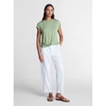 thumbnail image 3 of Time and Tru Women's Twist Front Top, Sizes XS-XXXL, 3 of 5