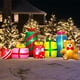 thumbnail image 3 of Nuevo árbol de Navidad de Papá Noel con arco de trineo, decoración inflable para el hogar y exteriores, luz LED, decoración para fiestas de jardín y Año Nuevo, regalos, 3 of 5