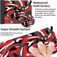 thumbnail image 2 of Fluid Pattern Desk Mat Marbled Design Desk Pad,Gaming Mouse Pad with Seamed Edges,Waterproof Large Mouse Pad,Non-Slip Rubber Base XL Gaming Mousepad,31.5x11.8 in Computer Mat Keyboard Pad Red-Black, 2 of 6