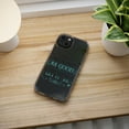 thumbnail image 5 of DistinctInk Clear Hybrid Case for Apple iPhone 14 Pro (6.1" Screen) - Life As Good As You Let It Be - Lightweight Grip, 5 of 9