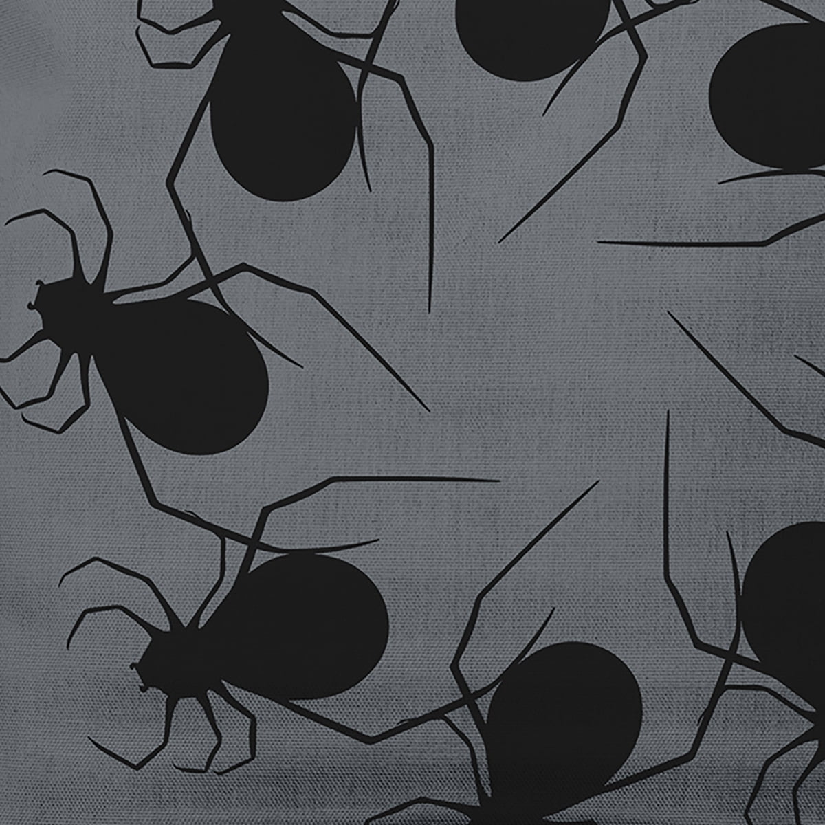 Simply Daisy 14" x 20" Spider Wreath Decorative Throw Pillow, Steel Gray