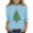 #029-Blue, variant on YUNAFFT Boys & Girls Christmas Print Casual Tops 3-12Y Short/Long Sleeve Round Neck Tee Shirt Stretchy Comfy Holiday Party Wear