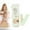 Beige, variant on Feng Shui Import Folding Comb and Mirror Set for Students,Portable Two in One Hair Brush with Tooth Comb,Cute Travel Compact with Wide and Fine Teeth