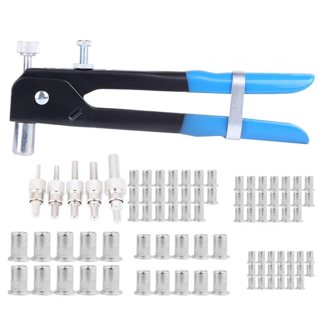Pistola remachadora NikouMX 86 piezas/juego M3-M8 Remache ciego