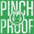 thumbnail image 2 of Junior's Marvel St. Patrick's Day Iron Man Pinch Proof  Graphic Tee Kelly Green X Large, 2 of 3