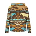 thumbnail image 2 of TaTaai Womens Retro Print Pullover Hoodie Long Sleeve Casual Loose Fit Vintage Graphic Hooded Sweatshirt Daily Wear Top Gift, 2 of 5