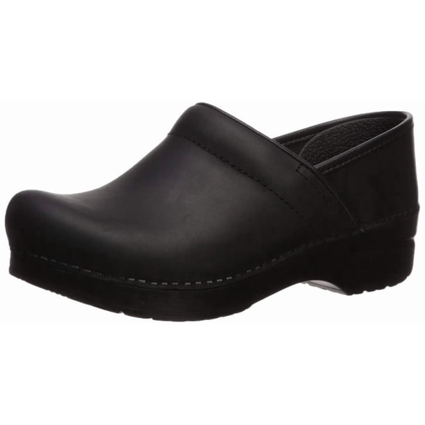 Zuecos Profesionales para Mujer Dansko Negro Talla 7.5-8 Ancho