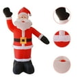 thumbnail image 4 of Père Noël Gonflable avec LED Intégrée pour Vacances Festives pour Usage Intérieur Extérieur Jardin Design Personnage de Dessin Animé, 4 of 5