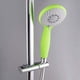 thumbnail image 3 of Soporte para cabezal de ducha ajustable ovalado, fijación firme para ducha de mano con plástico de grado de ingeniería, superficie cromada para reemplazo de baño y accesorios de ducha, 3 of 5