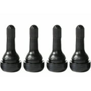 Proven Part Pack Of 4 Quick Snap-In Short Tire Valve Stems Tr412 Tubeless .453 For Lawn Mowers Atv Motorcycles Boat Trailers