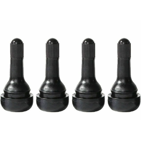 Proven Part Pack Of 4 Quick Snap-In Short Tire Valve Stems Tr412 Tubeless .453 For Lawn Mowers Atv Motorcycles Boat Trailers