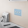 thumbnail image 6 of Dailycode Light Switch Plate Covers 3 Gang Wall Plate Plastics Outlet Covers for Kitchen Home Office Decor Baby Blue, 6 of 8