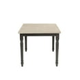 thumbnail image 3 of Linon Willow 2 Tone Dining Table in Smokey White and Dark Gray Stained Wood, 3 of 11