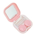 thumbnail image 2 of Unique Bargains 1 Set Contact Lens Case Portable Square Lens Storage Case Pink, 2 of 5