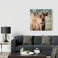 thumbnail image 2 of Vache en jersey Mignonne - Toile 36"x36 Pouces - Impression sur Demande, 2 of 5