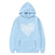 thumbnail image 5 of Camiseta de manga larga para niños, cuello redondo, color liso, ideal para niños y niñas, sudadera con capucha de poliéster., 5 of 6