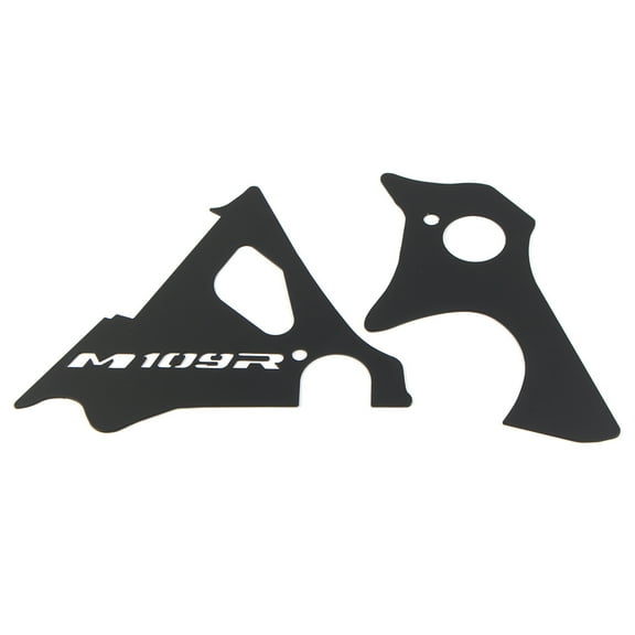 BFYWAL Motorcycle Engine Side Cover Keyhole Black Aluminum Engine Cover Case for Suzuki for Boulevard M109R/INTRUDER M1800R / VZR1800 BOSS