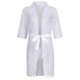 thumbnail image 1 of Men's Lace Floral Sheer Night Robe Half Sleeve Cardigan Bathrobe Nightwear Lingerie With T-back Panty Thong And Belt White Xl, 1 of 5