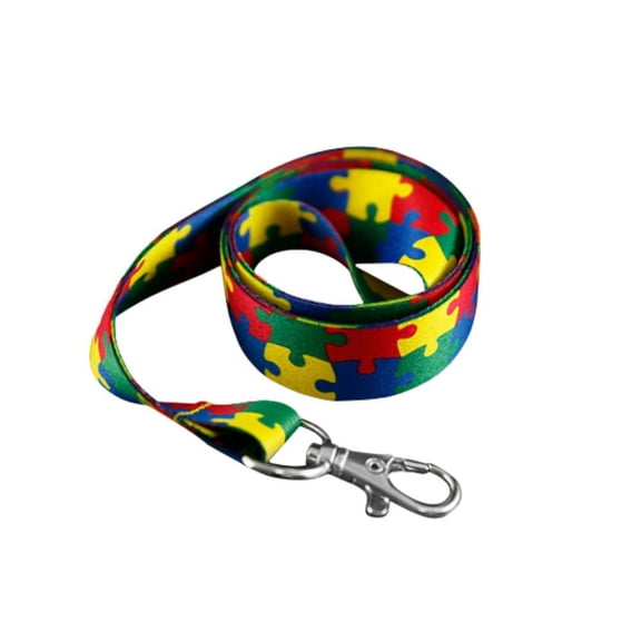 Autism Puzzle Piece Autism Awareness Lanyards (2 Lanyards)