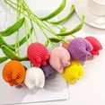 thumbnail image 2 of Handwoven Yarn Tulip Bouquet: Vibrant,Low-Maintenance Home Decoration!, 2 of 12