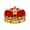 Red, variant on Geogrous Bejeweled King Crowns Prom Dress Up for Show Kid Birthday Shower Party Photo Props